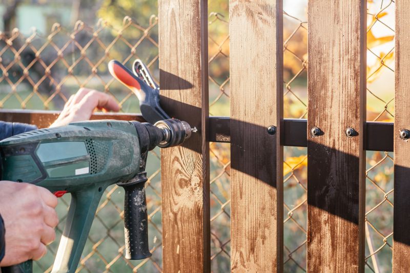 Fence Repair in Fall