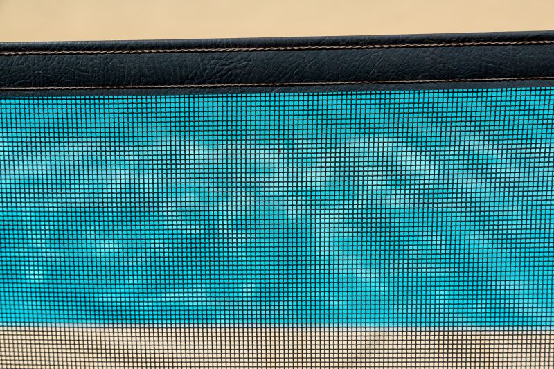 Wide View of Mesh Pool Fence